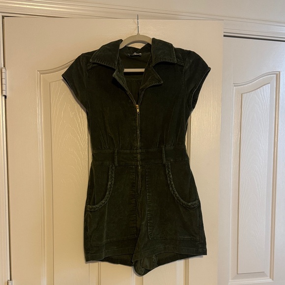 Show Me Your MuMu Pants - Show Me Your MuMu Olive Green Romper